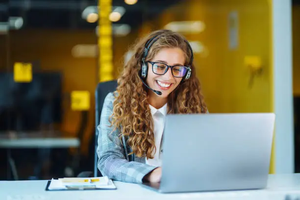 Customer support helping shoppers
